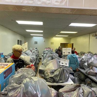 Christmas Bags full of Gifts for local children